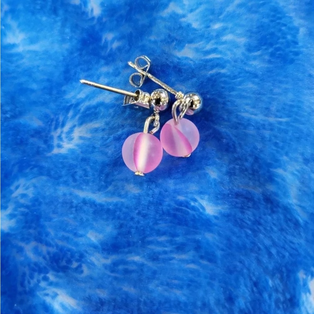 New Super Cute Pink Fashion Earrings